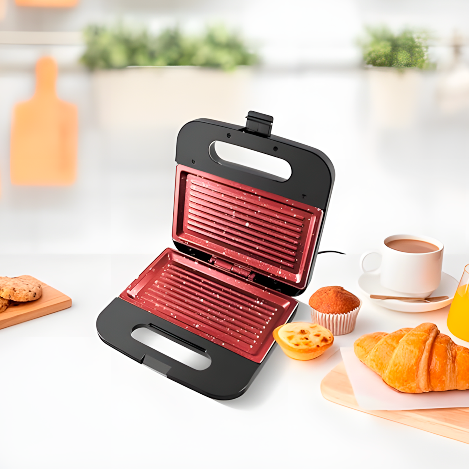 Sanduicheira E Grill Britânia Bgr16 Redstone Antiaderente Sanduicheira E Grill Britânia Bgr16 Redstone Antiaderente